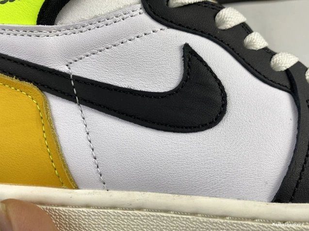 MaikeSneakers JORDAN OG 1 AIR GOLD' HIGH 555088-118 RETRO 'VOLT 0728